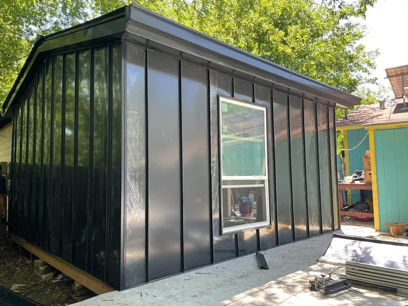 Black standing seam metal wall panels for Roof Inspection in Ben Lomond